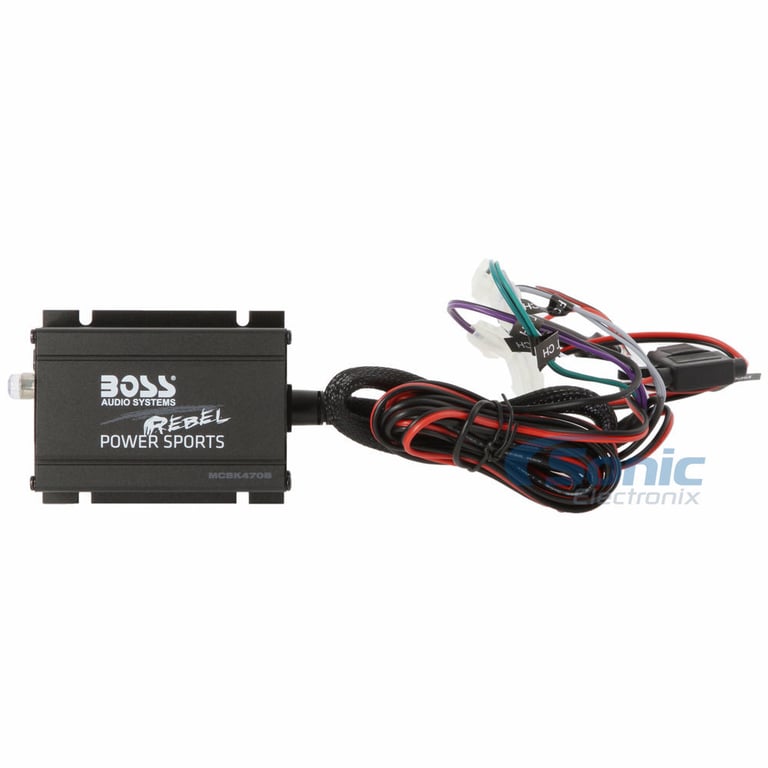 Boss Audio 1000w Bluetooth 8 Speakers & 2 Amp Handlebar System Motorcycle Image 3