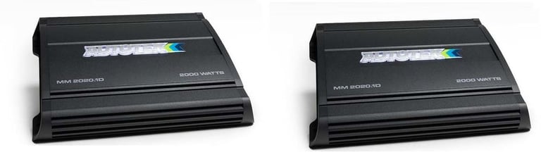 Autotek Mean Machine 2000W Mono Amplifier 1 Ohm Stable Car Audio Amp (2 Pack) Image 1