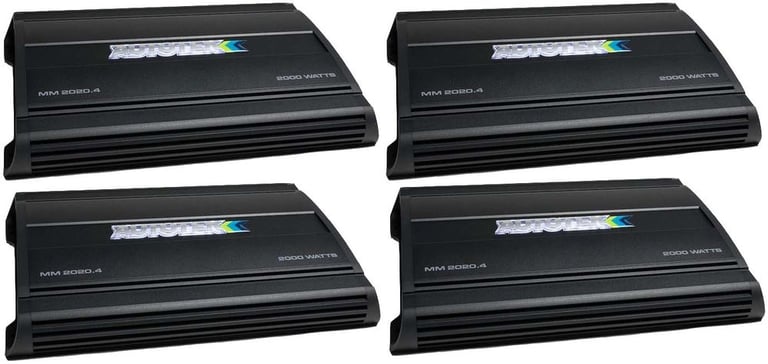 Autotek Mean Machine 2000W 4 Channel Bridgeable Amplifier Car Audio Amp (4 Pack) Image 1