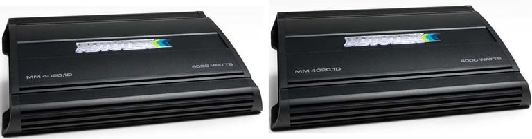 Autotek Mean Machine 4000W Mono Amplifier 1-Ohm Stable Car Audio Amp (2 Pack) Image 1