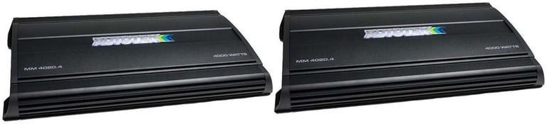 Autotek MM4020.4 Mean Machine 4000W 4 Channel Bridgeable Amplifier Amp (2 Pack) Image 1