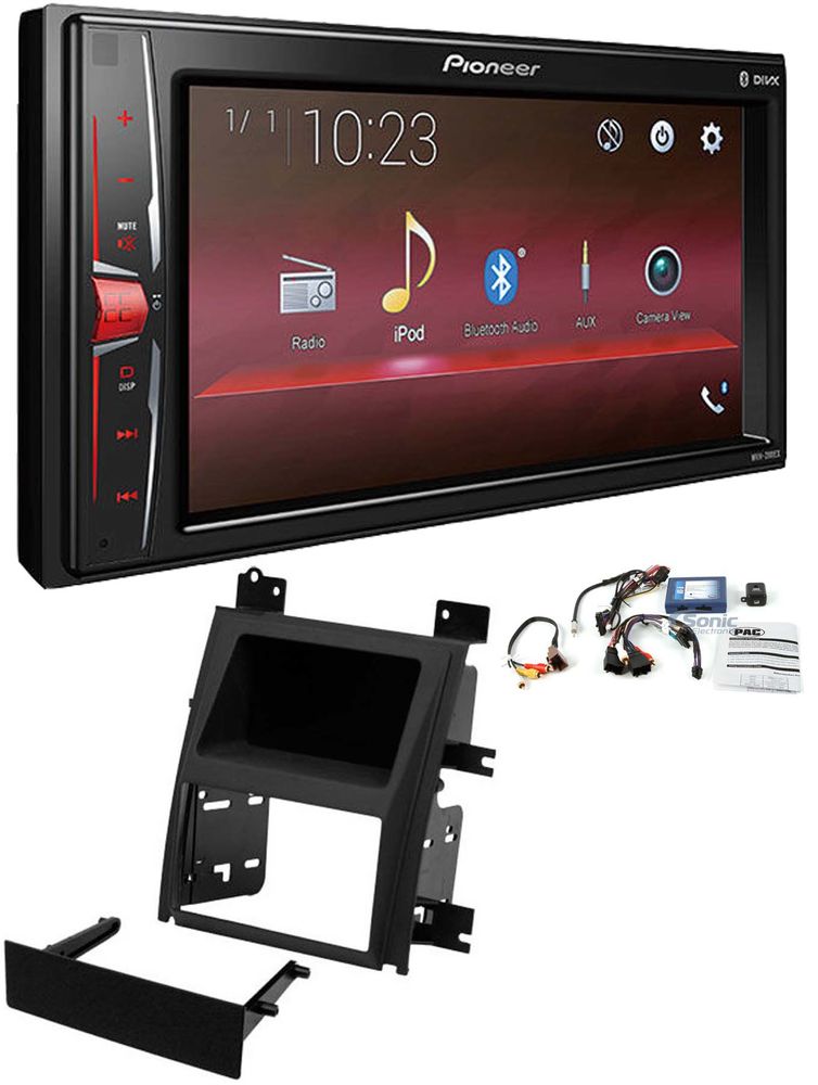 Pioneer MVH-200EX Double Din Car Stereo Radio Install Kit With Bluetooth Image 1