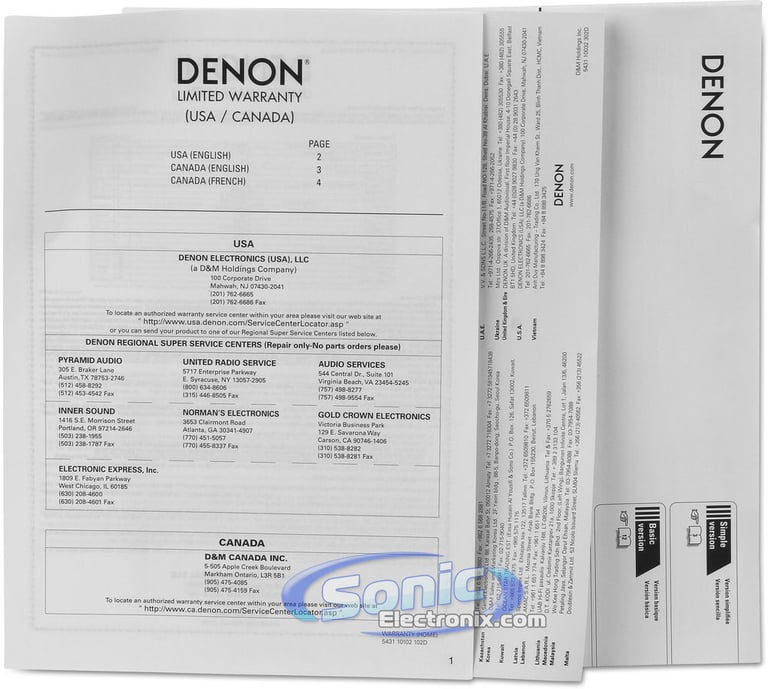 Denon AVR-791 Image 9
