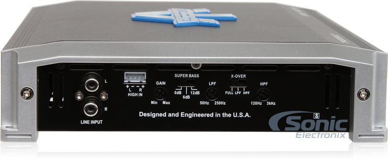 (2) NVX NSW104V2 (NSW104 v2) + Ported Sub Box + Mono Amplifier + Amp Kit (Black) Image 26
