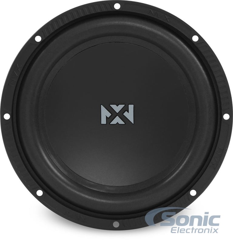 (2) NVX NSW104V2 (NSW104 v2) + Ported Sub Box + Mono Amplifier + Amp Kit (Black) Image 13