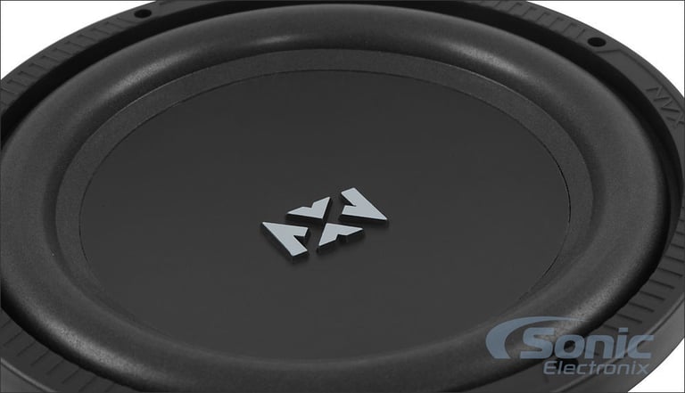 (2) NVX NSW104V2 (NSW104 v2) + Ported Sub Box + Mono Amplifier + Amp Kit (Blue) Image 19