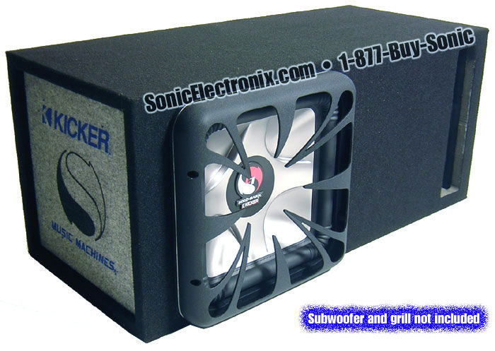 Kicker Single 12" Solo-Baric Long Ported MDF Enclosure Image 1