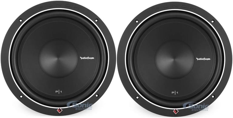 2)ROCKFORD FOSGATE Punch P1S2-12 12" 1000W 2-Ohm Power Car Audio Subwoofers Subs Image 1