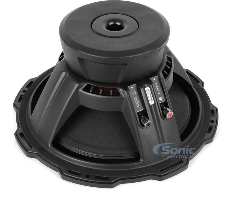 ROCKFORD FOSGATE P1S4-12 12" 300W Car Audio Subwoofer + Single Vented Sub Box Image 18