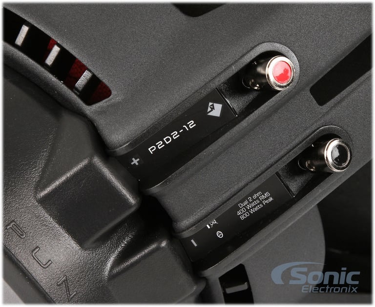 2) Rockford Fosgate P2D2-12 12" 1600W Car Subwoofers Sub + Dual Sealed Sub Box Image 21