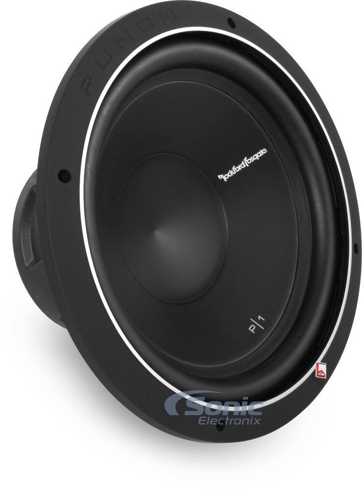 2) ROCKFORD FOSGATE P1S4-12 12" 1000 Watt 4-Ohm Car Audio Subwoofers Subs P1S412 Image 2