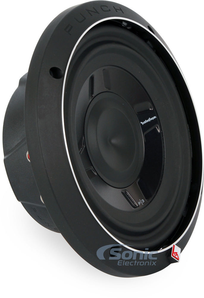 Rockford Fosgate PS3 8" 300W Shallow Mount 4 Ohm DVC Subwoofer P3SD4-8 (2 Pack) Image 2