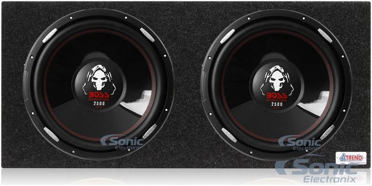 (2) Boss P156DVC + Sealed Subwoofer Enclosure Image 1