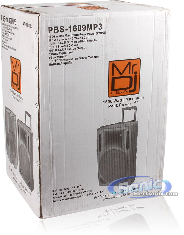 Mr DJ PBS-1609MP3 Image 8
