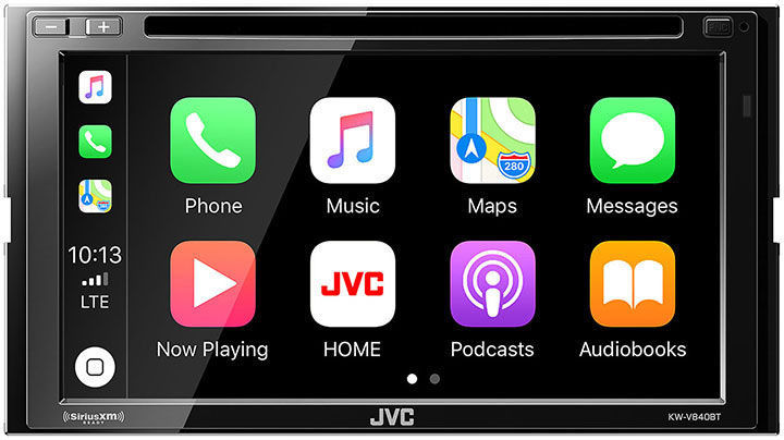 JVC KW-V840BT 6.8" DVD Receiver w/Apple CarPlay/Android/Weblink+Backup Camera Image 2