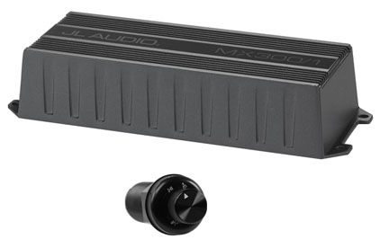 JL Audio Monoblock Marine Amplifier with Bluetooth Receiver and Control Knob (MX300/1 XUBT3) Image 1