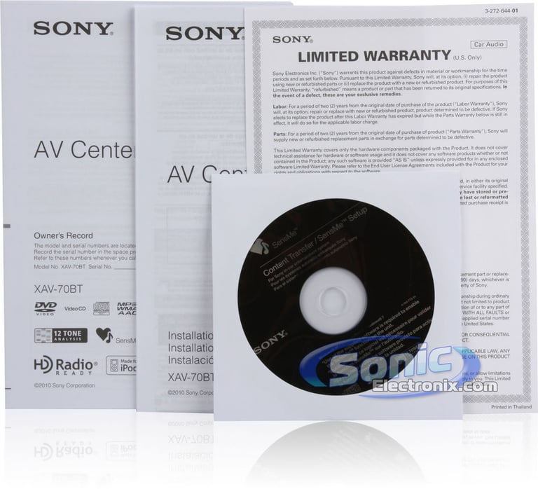 Sony XAV-70BT Image 10