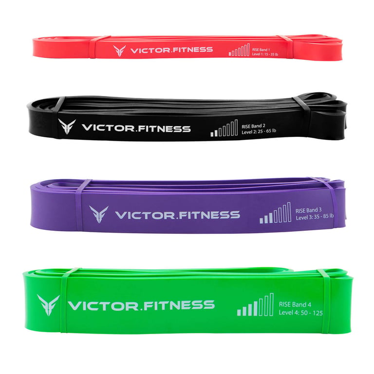 Victor Fitness RISEbands Levels 1-4 pack Image 2