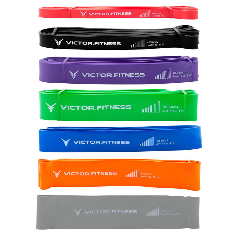 Victor Fitness RISEbands Levels 1-7 pack Image 2