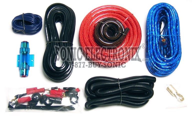 Complete 4 Gauge Amplifier Kit Image 1