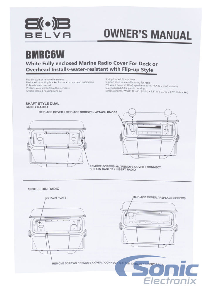 Belva BMRC6W (Open Box, Good) Image 6