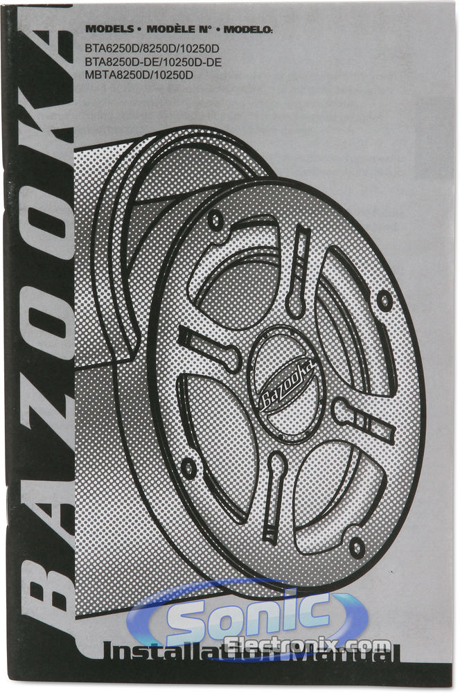 Bazooka BTA8250D-DE OPEN BOX COMPLETE Image 9