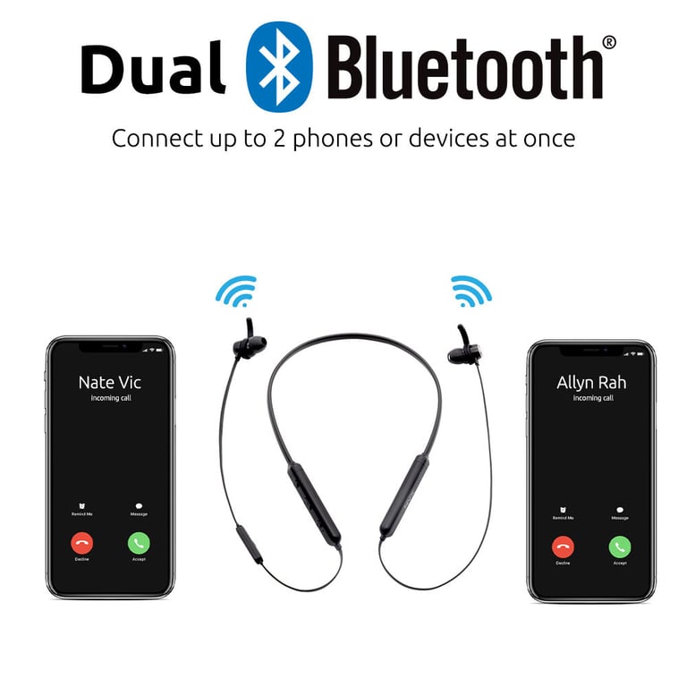 NVX NekTek2 Behind-the-Neck Bluetooth Wireless Headphones Image 17