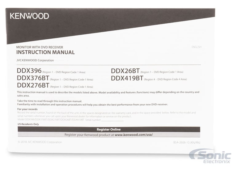 Kenwood eXcelon DDX396 Image 13