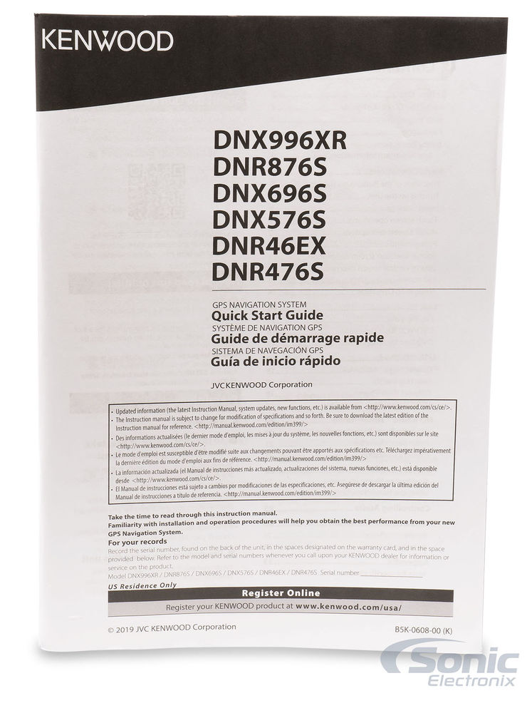 Kenwood eXcelon DNX696S Image 12