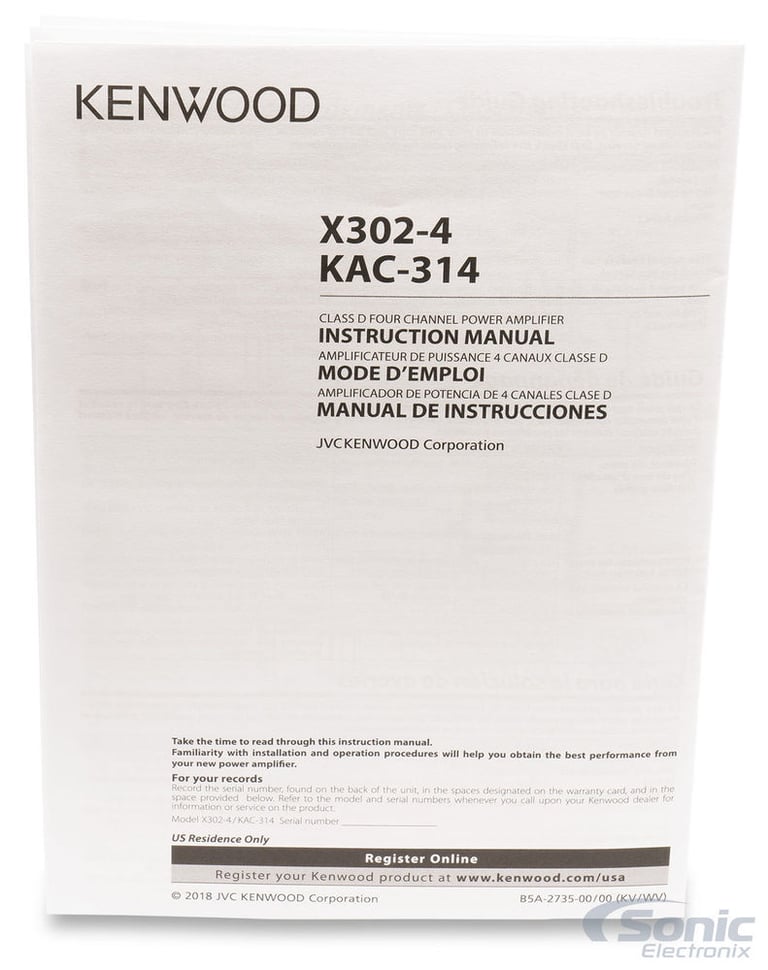 Kenwood eXcelon X302-4 Image 6
