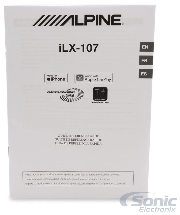 Alpine iLX-107 First Wireless CarPlay In-Dash Receiver-Used - Very Good Image 13