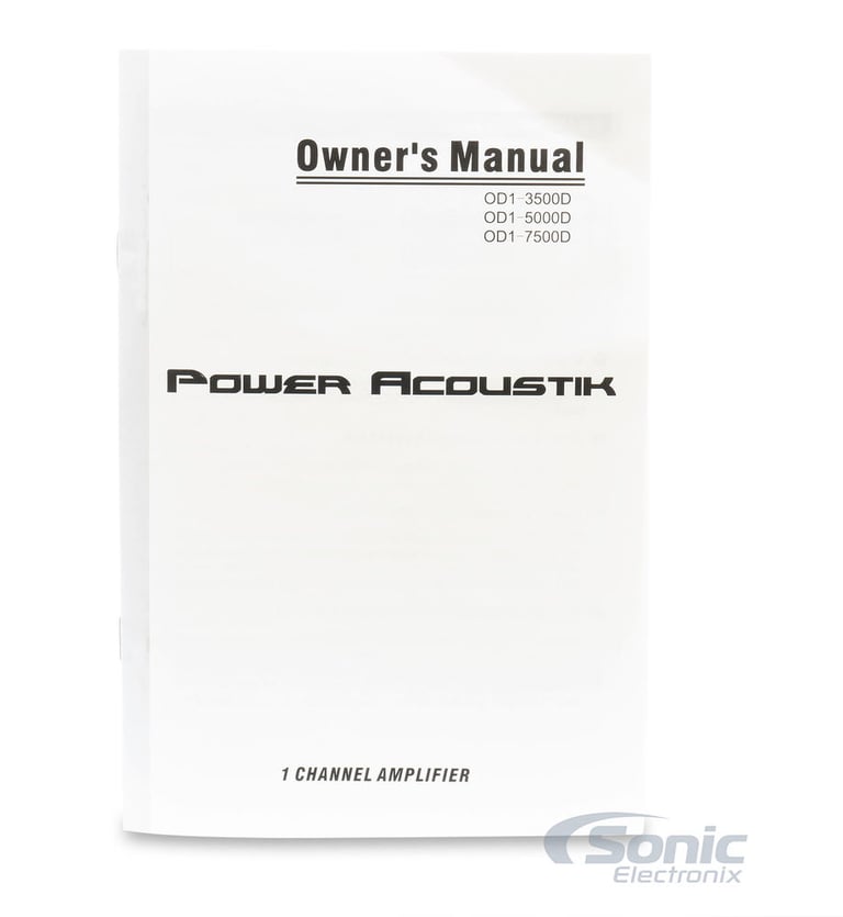 Power Acoustik OD1-7500D Image 7