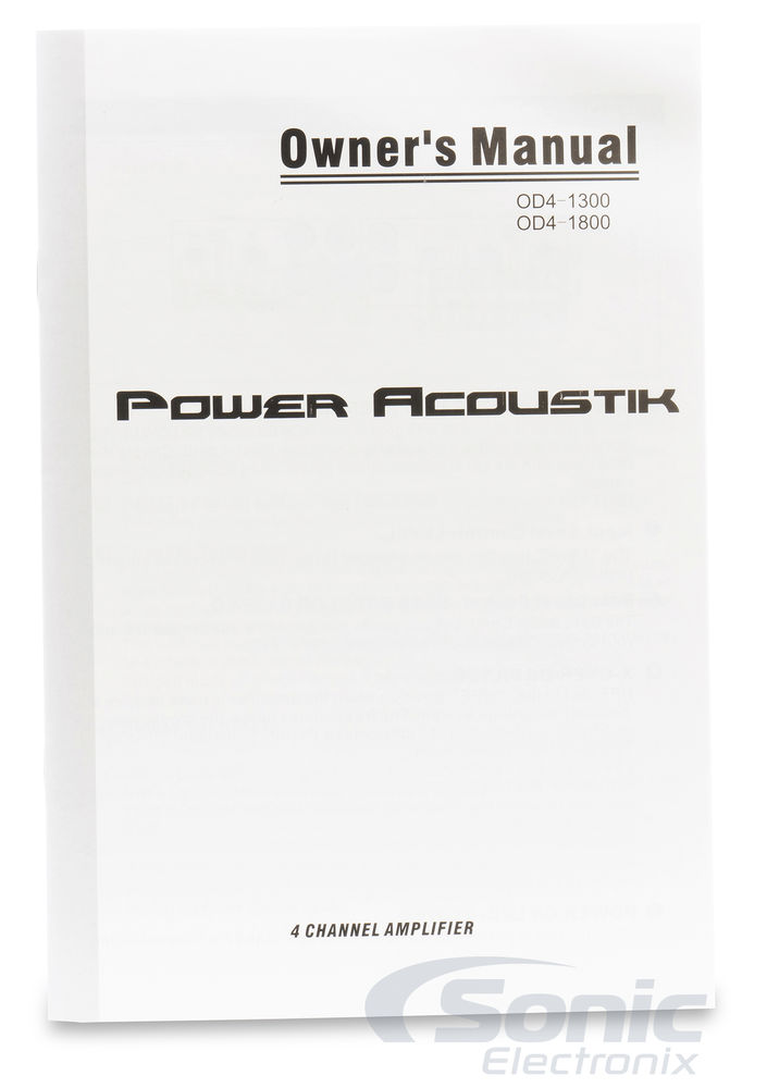 Power Acoustik OD4-1300 Image 5