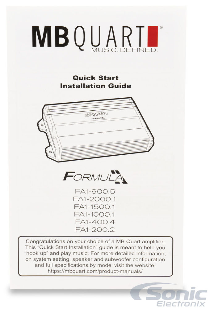 MB Quart FA1-900.5 Image 8
