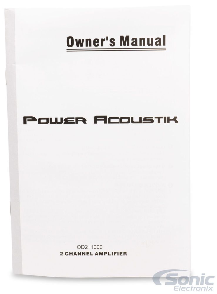 Power Acoustik OD2-1000 Image 5