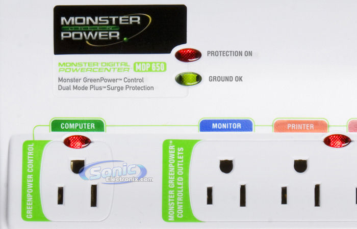 Monster Cable GreenPower PowerCenter (DL MDP 650G) Image 2