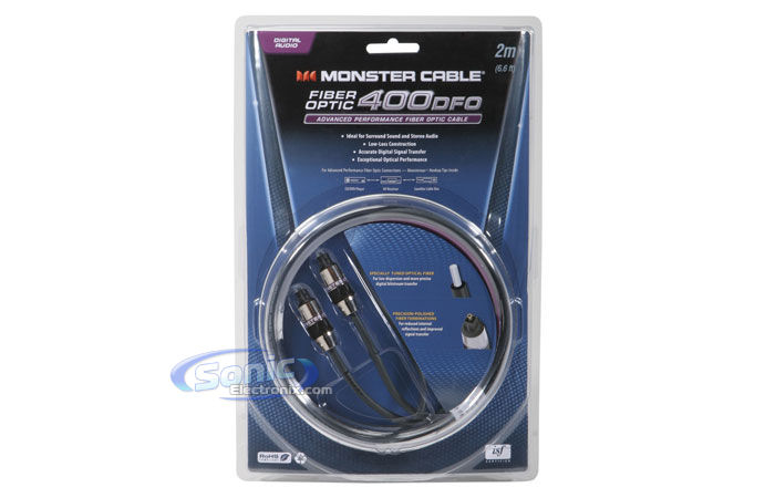 Monster Cable Fiber Optic Audio Cable (MC 400DFO-4M) Image 2