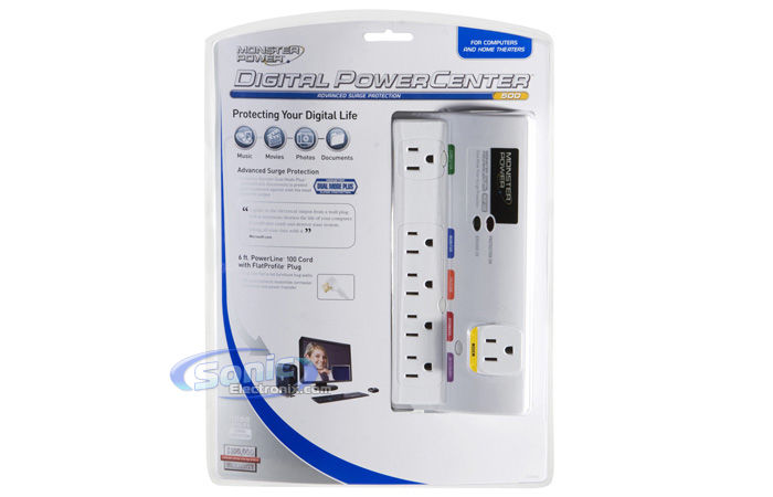 Monster Cable PowerCenter Surge Protector (DL MDP 500) Image 4