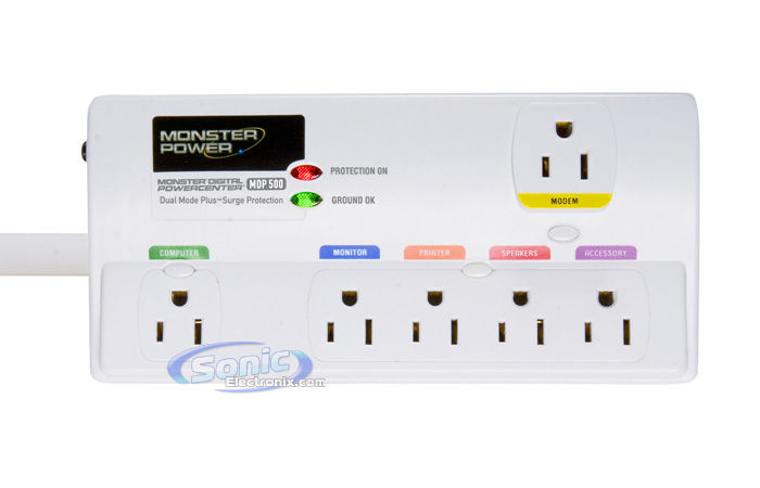 Monster Cable PowerCenter Surge Protector (DL MDP 500) Image 2