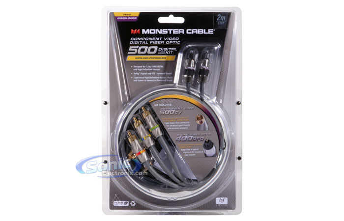 Monster Cable Component Video and Fiber Optic Kit (MC 500CV/FO-2M) Image 2