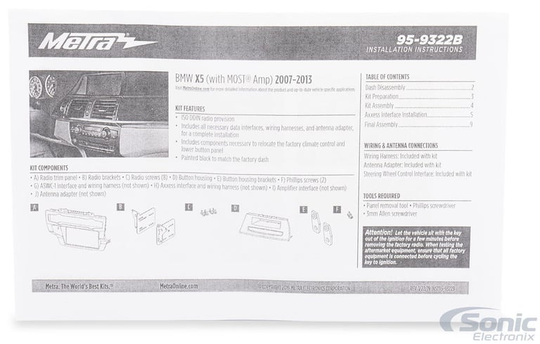 Metra 95-9322B Dash Kit Image 14