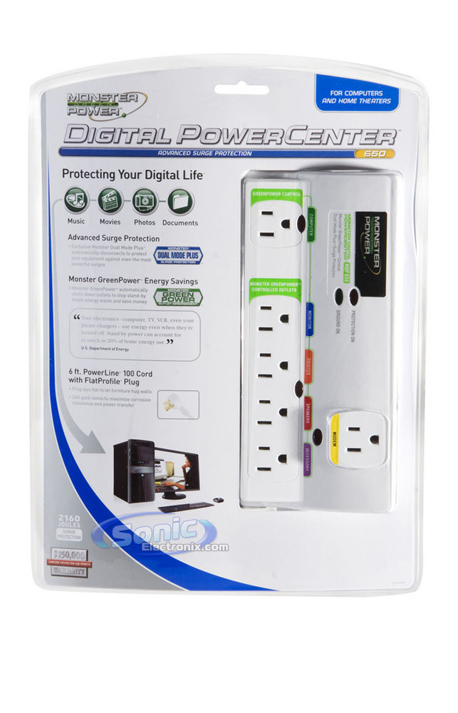 Monster Cable GreenPower PowerCenter (DL MDP 650G) Image 5