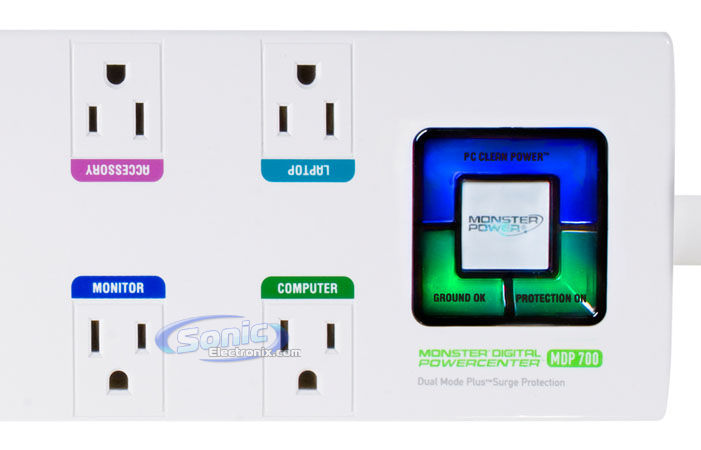 Monster Cable PowerCenter Surge Protector (DL MDP 700) Image 4