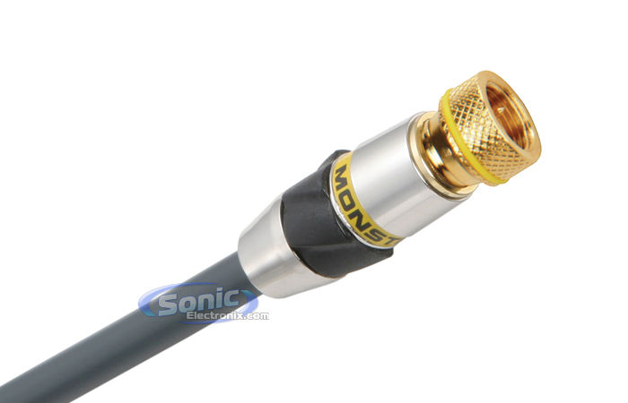 Monster Cable Coax F-Pin Cable (MC 200F-1M) Image 1