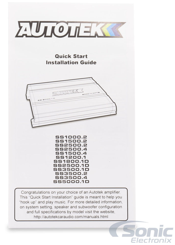 Autotek SS1000.2 Image 4