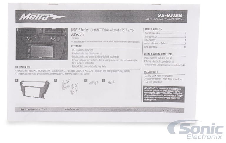 Metra 95-9319B Dash Kit Image 12