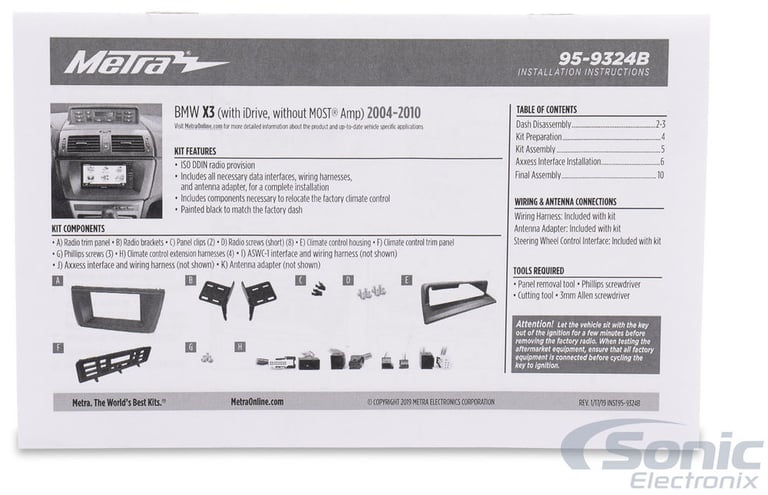 Metra 95-9324B Dash Kit Image 13