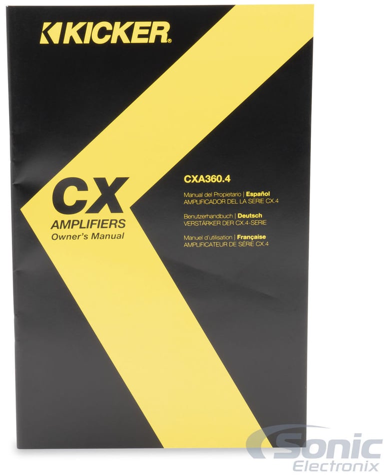 Kicker CXA360.4 (46CXA3604T) (Open Box, Great) Image 6