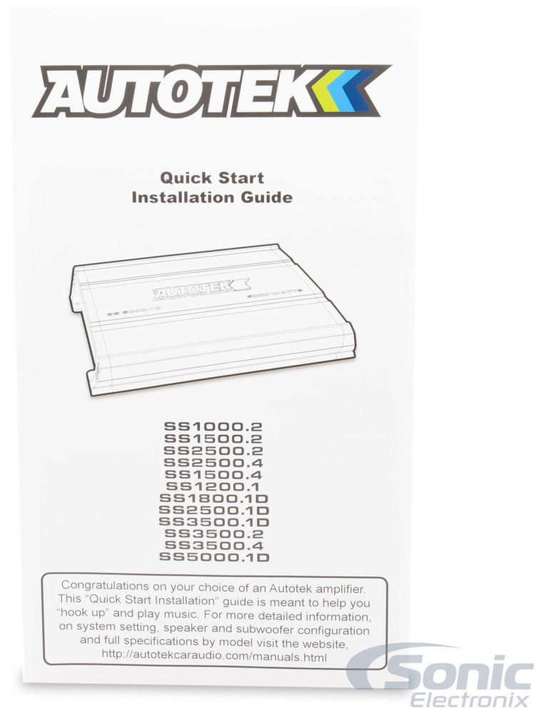 Autotek SS2500.1D Image 6