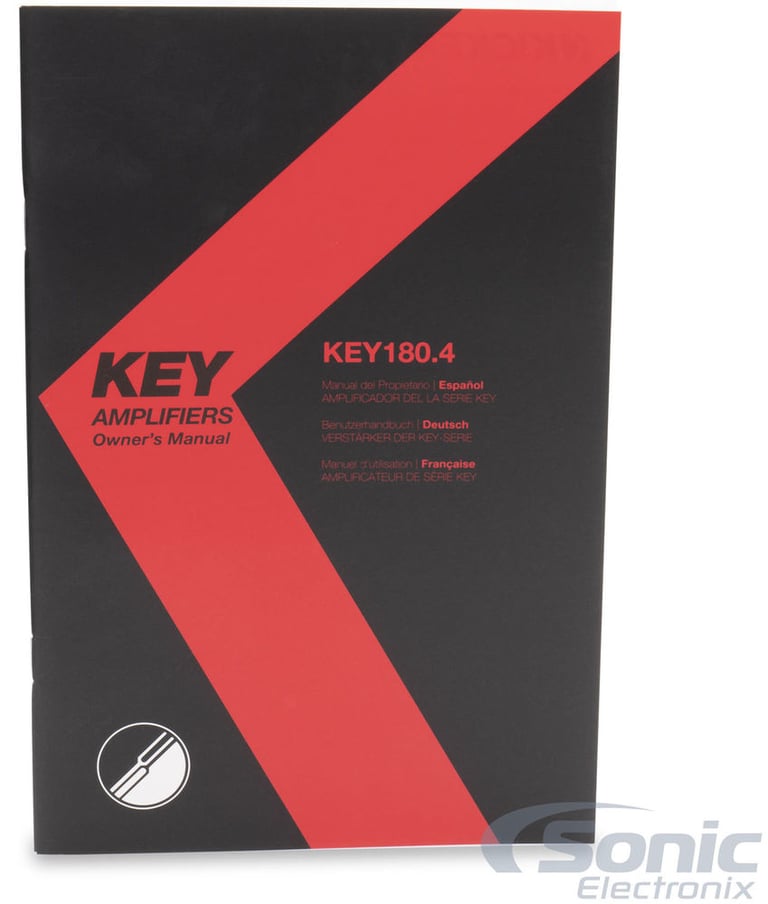 Kicker KEY180.4 (45KEY1804) Key Smart Amplifier Open Box (Complete) Image 13